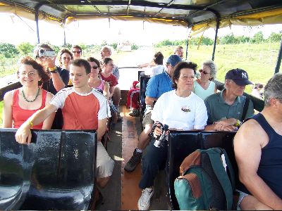 Groupe dans le camion